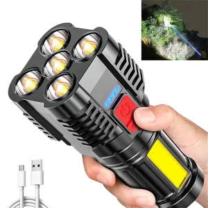 10000 LM LED Flashlight. Ideal for Outdoor Camping.