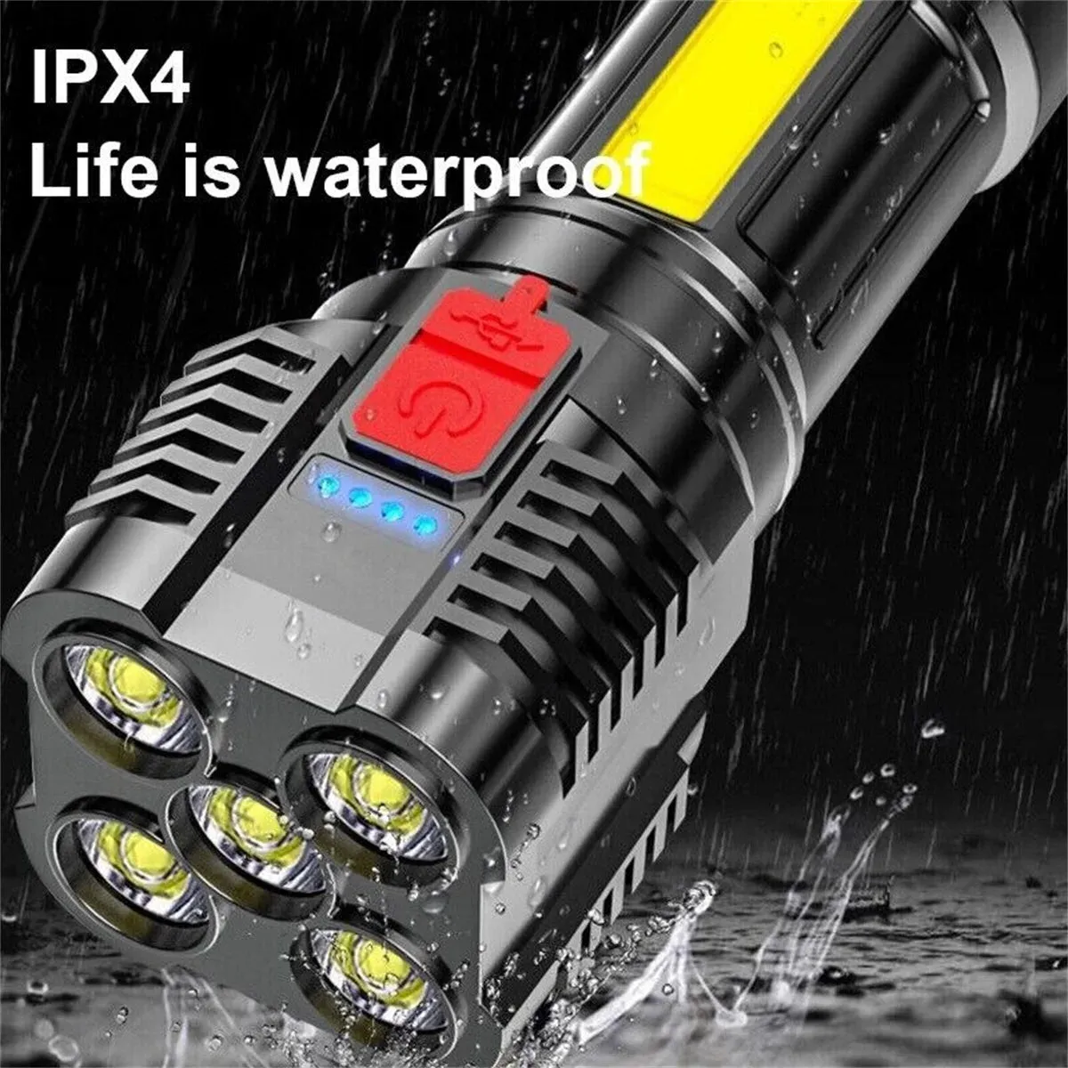 10000 LM LED Flashlight. Ideal for Outdoor Camping.