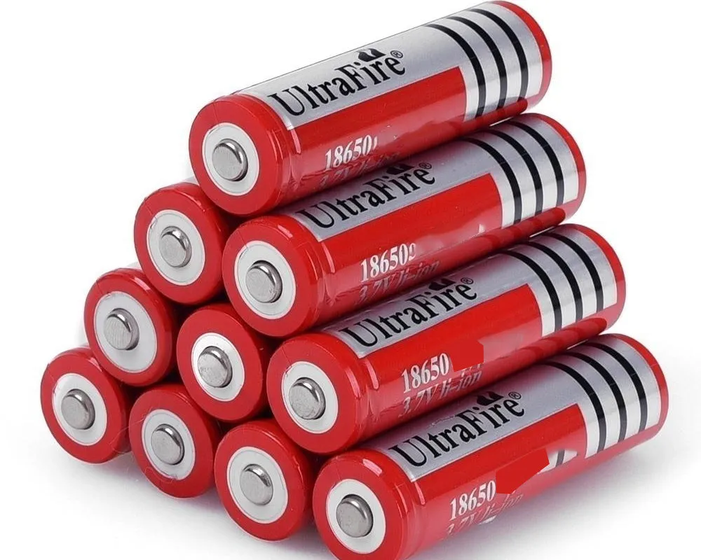 18650 Rechargeable Battery 12Pcs