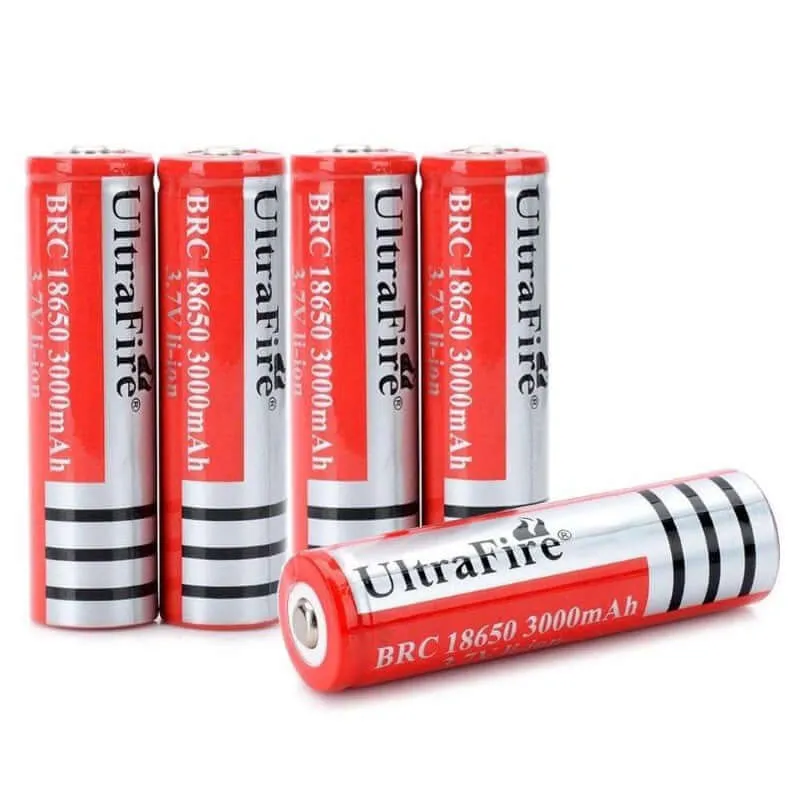 18650 Rechargeable Battery 12Pcs