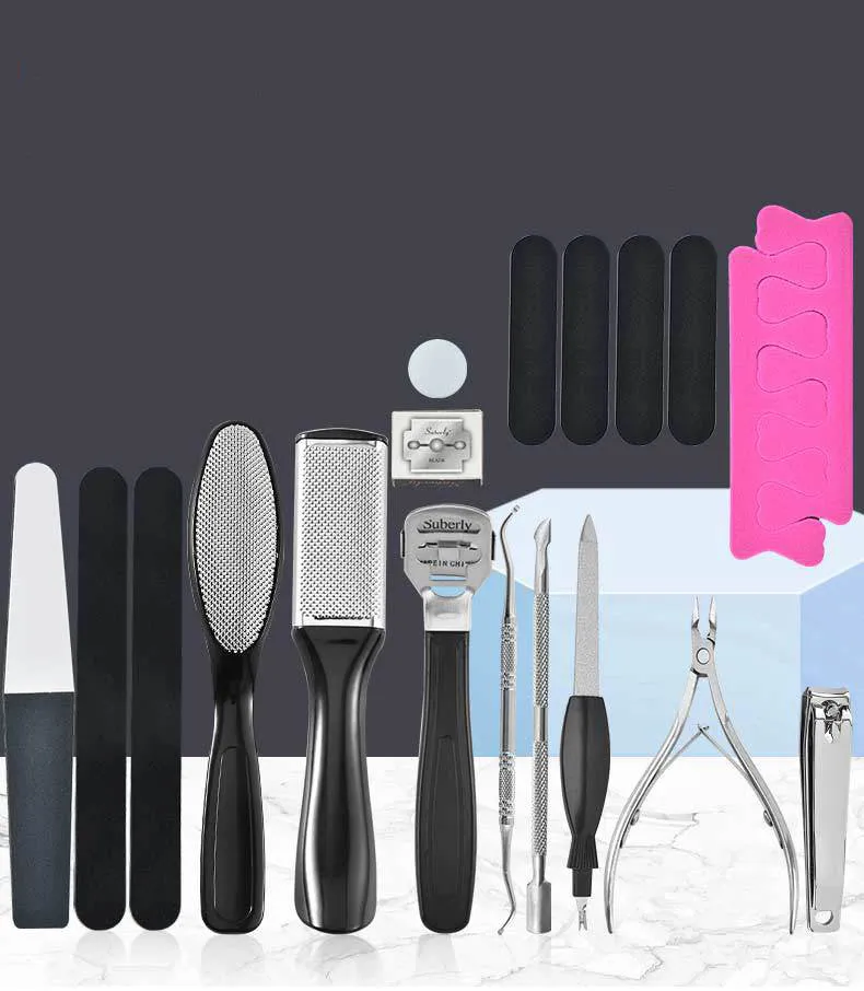 19 in 1 Professional Foot Pedicure Tools Set