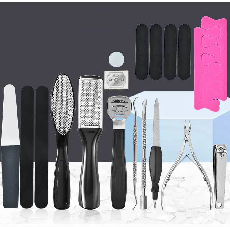 19 in 1 Professional Foot Pedicure Tools Set