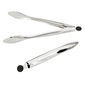 2-Piece Stainless Steel Tongs Set