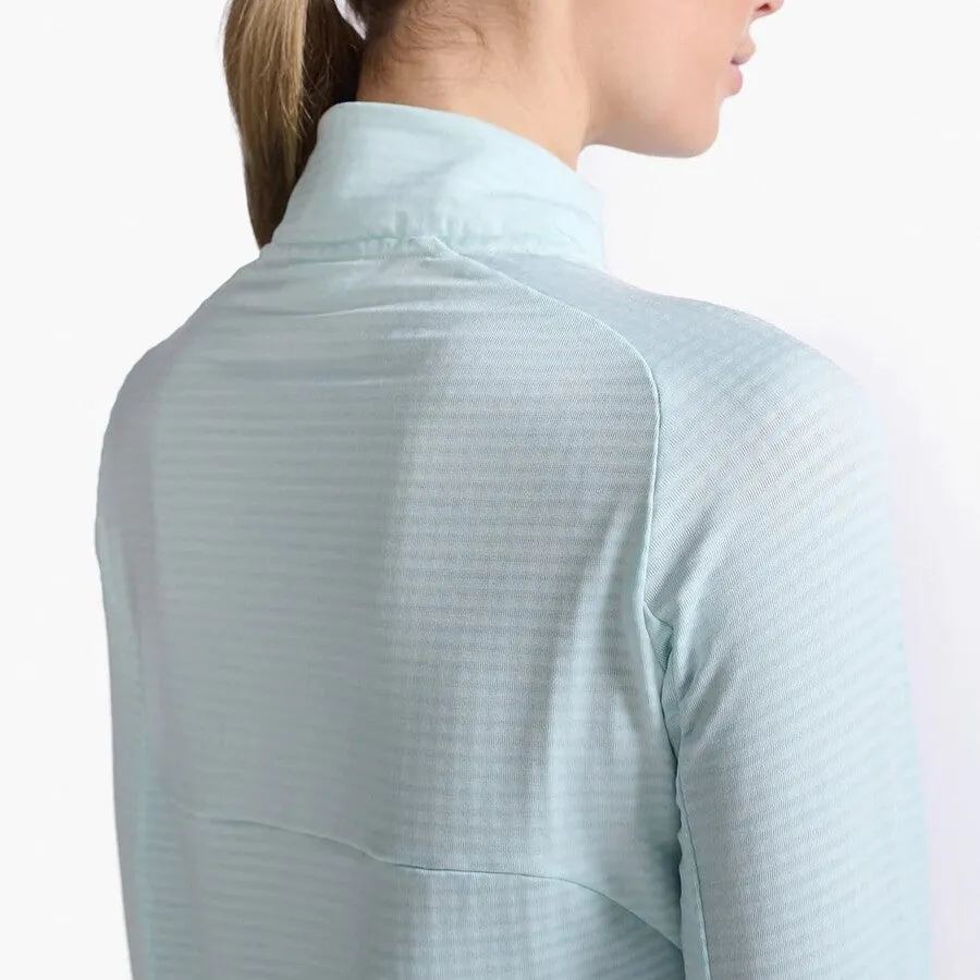 2XU Ignition 1/4 Zip Fleece | Glacier / White Reflective | Womens