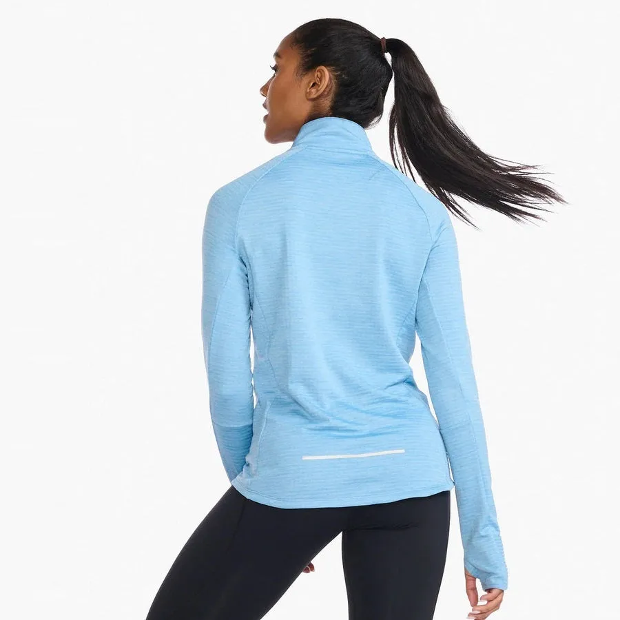 2XU Ignition 1/4 Zip Fleece | Mirage / Silver Reflective | Womens