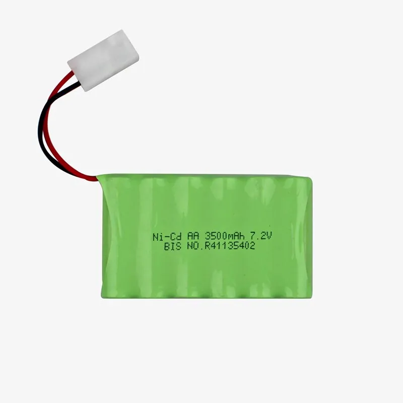 4500mAh 7.2v Ni-Cd AA Cell Battery Pack with 2-pin C20 for Cordless Phone, Toys, Car, DIY Project Battery