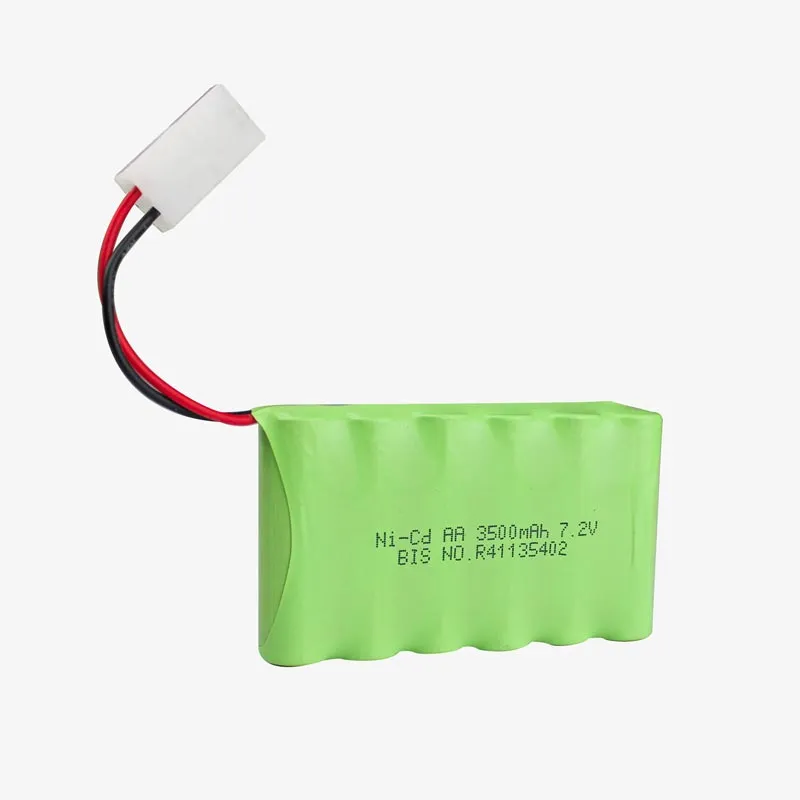 4500mAh 7.2v Ni-Cd AA Cell Battery Pack with 2-pin C20 for Cordless Phone, Toys, Car, DIY Project Battery