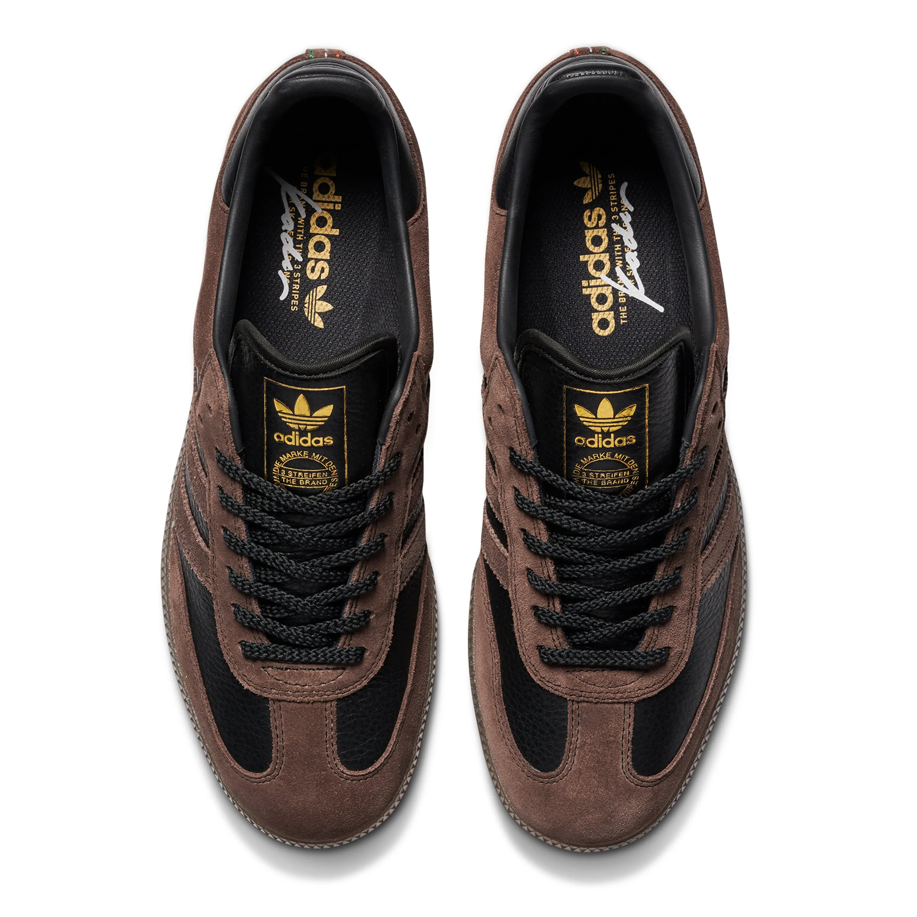 ADIDAS SAMBA ADV X KADER BLACK / BROWN / GUM