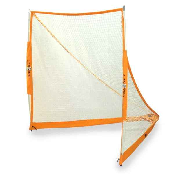 Bow Net Full Size Portable Lacrosse Goal with Roller Bag