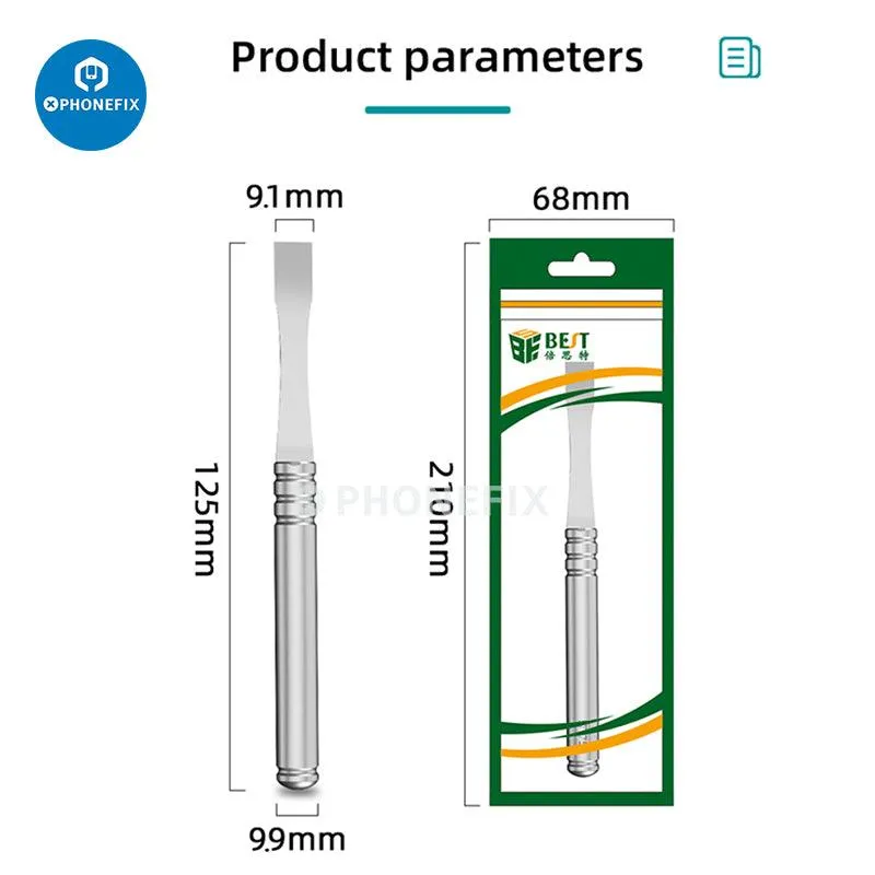 BST-75 Ultra-Thin Disassembly Blade Metal Spudger Screen Opener