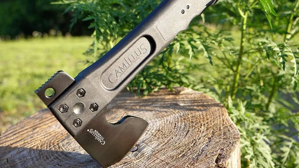 Camillus Camtrax 3-in-1 Hatchet, Hammer, and Folding Saw