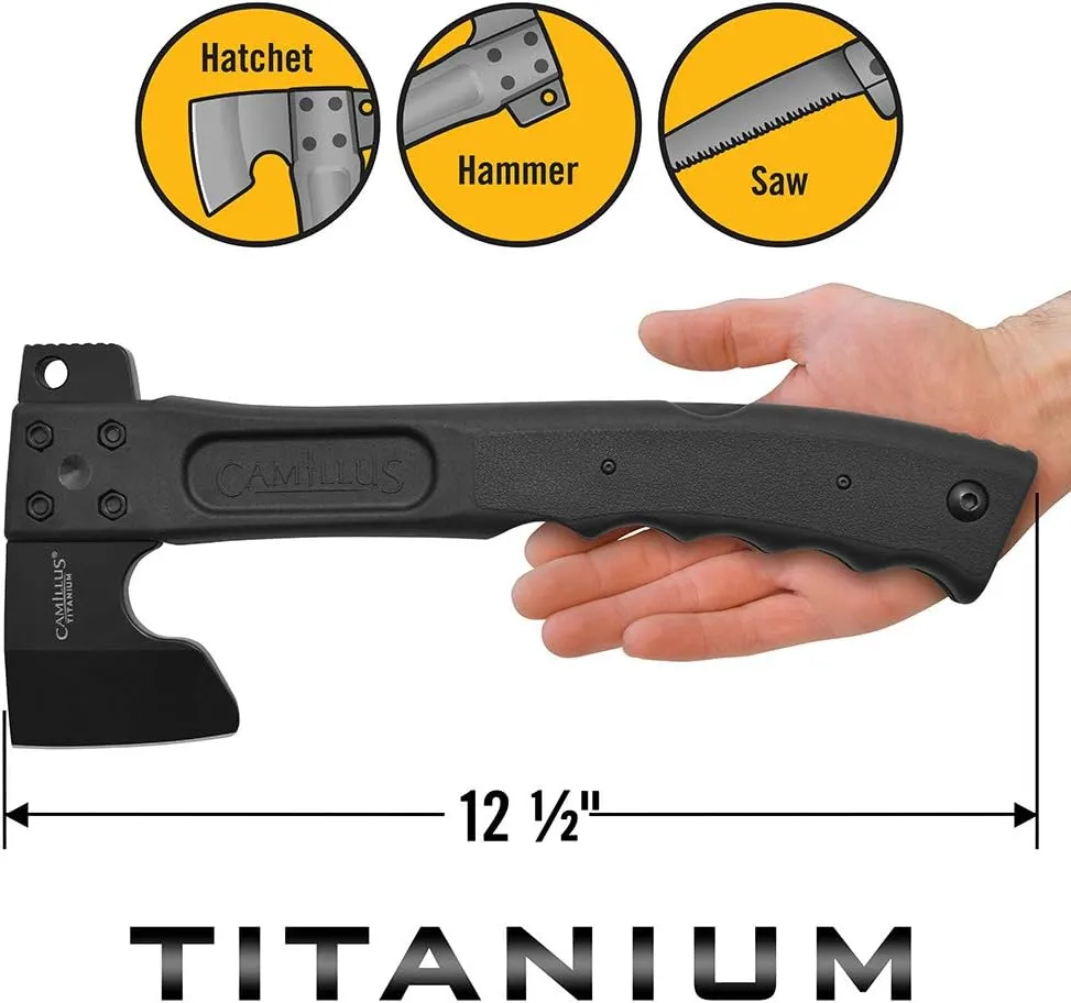 Camillus Camtrax 3-in-1 Hatchet, Hammer, and Folding Saw*