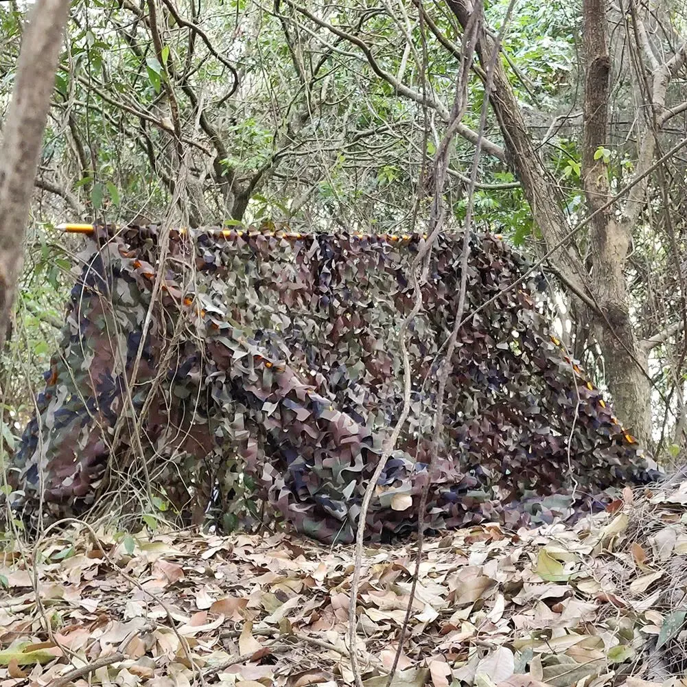 Camouflage Net Camo Netting American four-color jungle Single Cut Flower Garden Tent Shelters For Hunting Blind Tourism  Camping