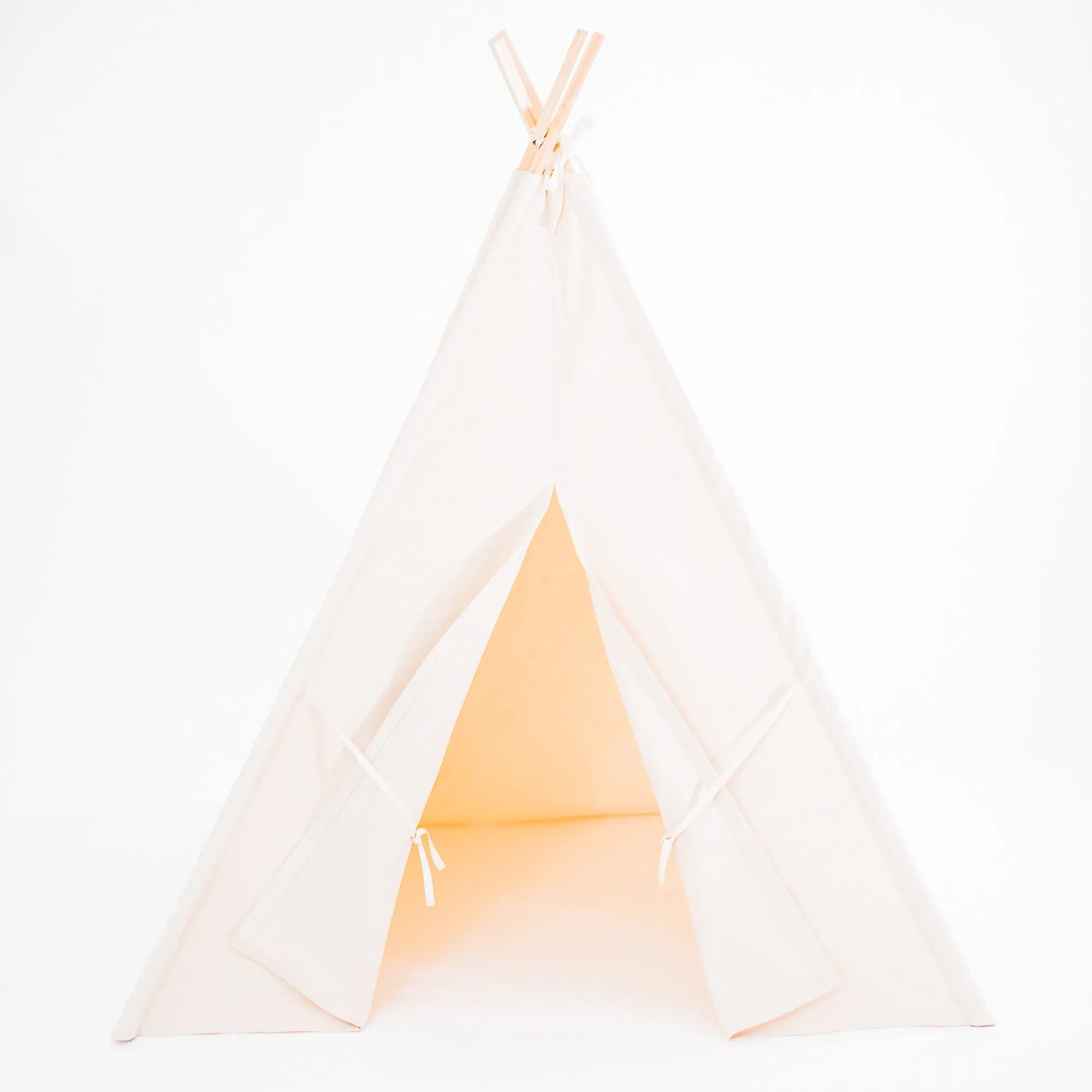 Canvas Play Teepee Tent for Kids, Four Sizes Available, Can Include Window