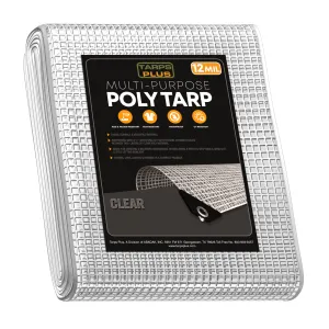 Clear Poly Tarp 30' x 30'