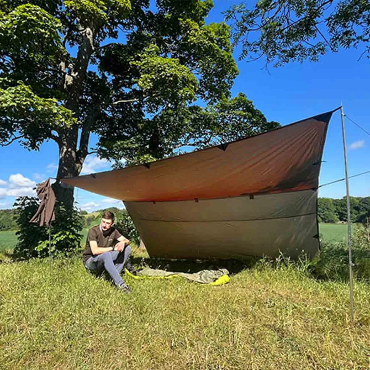 DD Hammocks Tarp 3.5 x 3.5 Coyote Brown