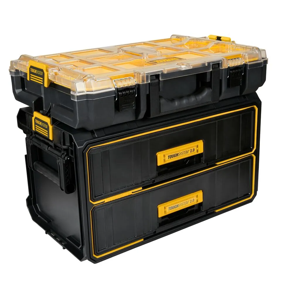 DeWALT DWST08040 ToughSystem 2.0 Full-Size Organizer w/ IP65 Rating