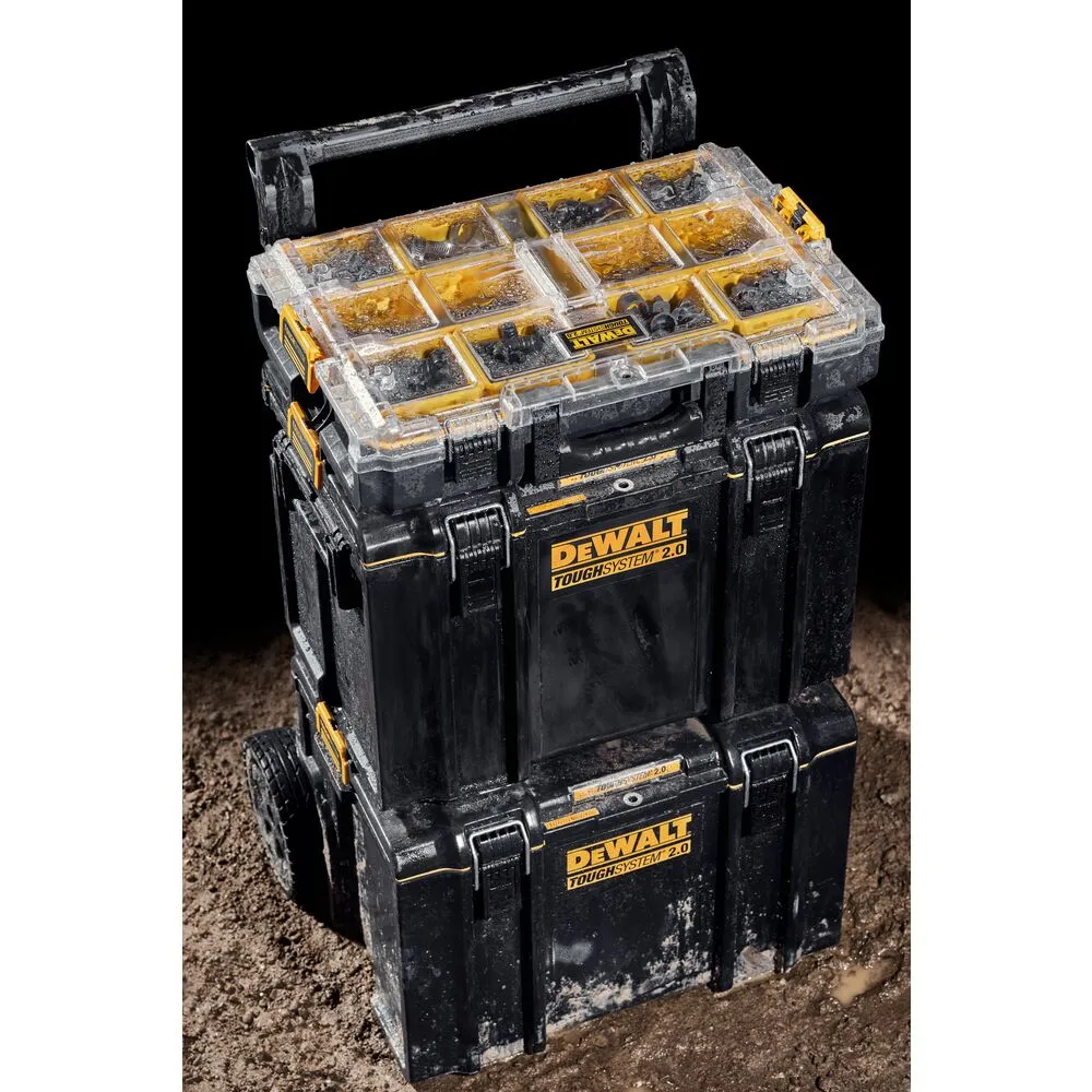 DeWALT DWST08040 ToughSystem 2.0 Full-Size Organizer w/ IP65 Rating