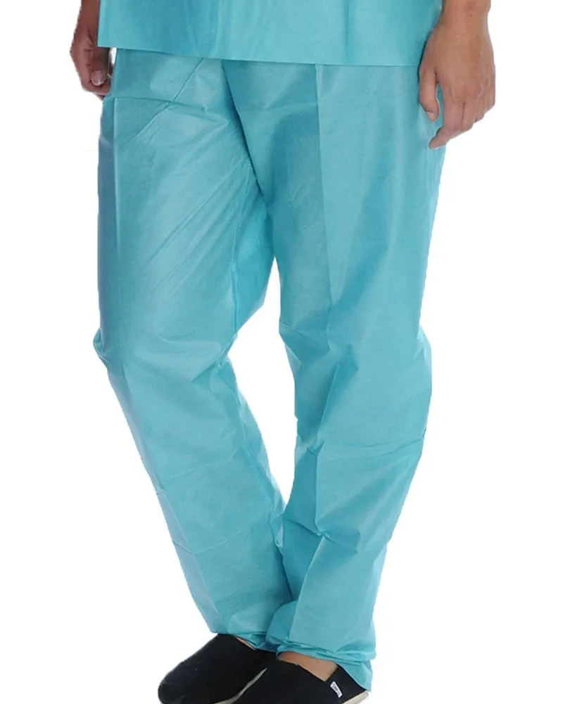 Disposable Medical Scrub Pants with Elastic Waist