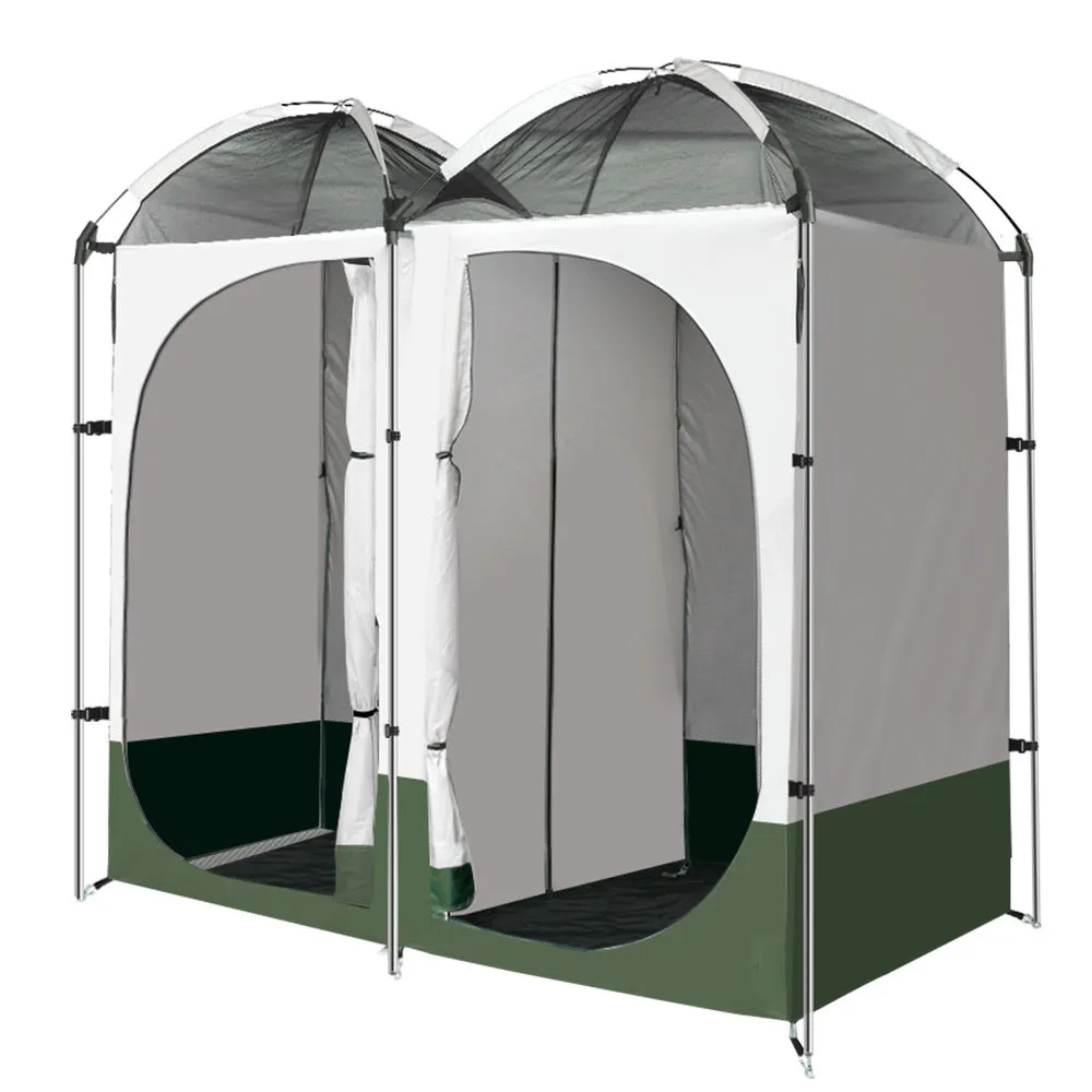 Double Shower Toilet Tent, Extra Headroom, Portable - Weisshorn