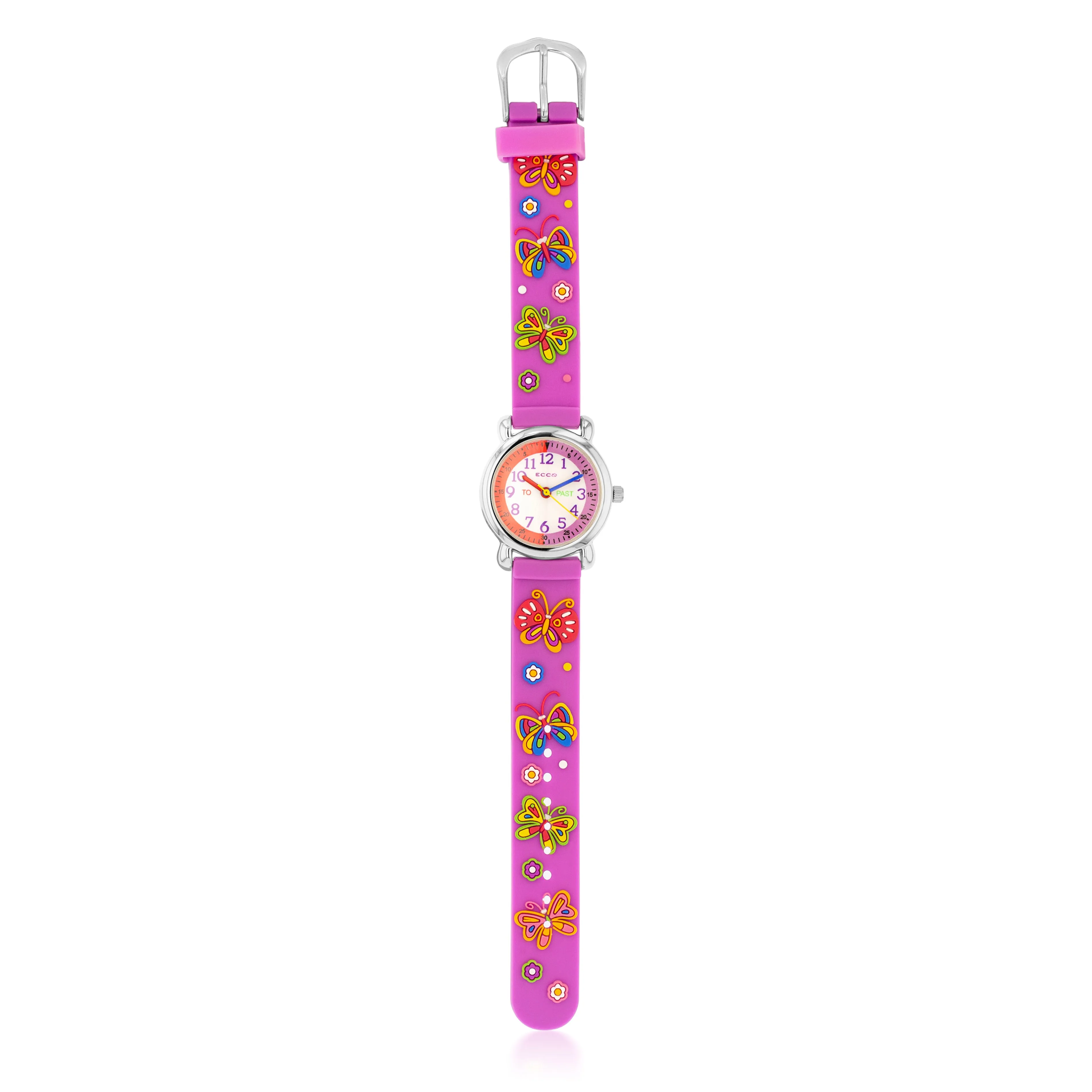 ECC  Pink Butterfly Watch