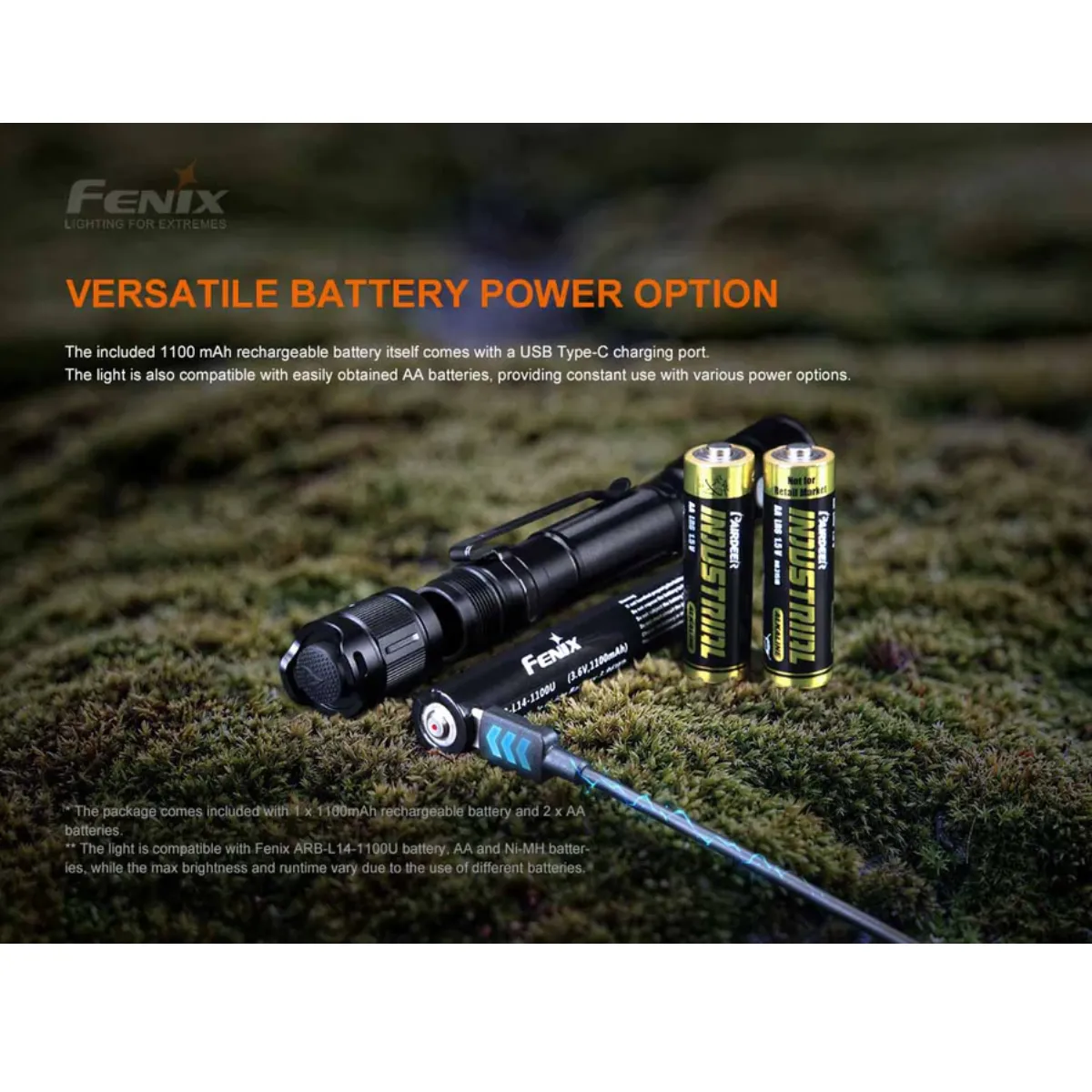 FENIX LD22 V2.0 800 LUMEN FLASHLIGHT