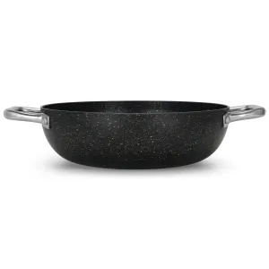 Fissman Wok Pan Promo Series With Aluminum And Non Stick Coating 26X7.8Cm/3.3Ltr Black