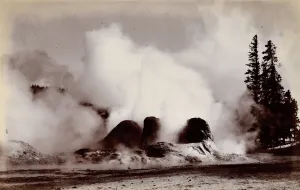 Frank Jay Haynes (1853-1921), Grotto Geyser