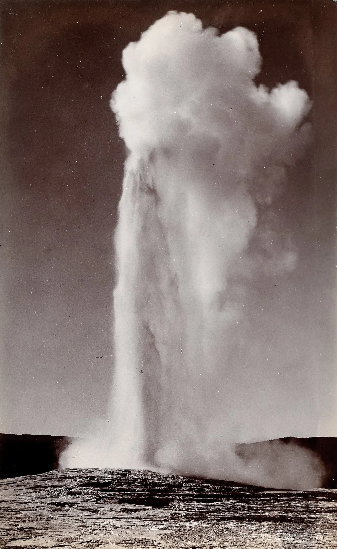 Frank Jay Haynes (1853-1921), Old Faithful Geyser