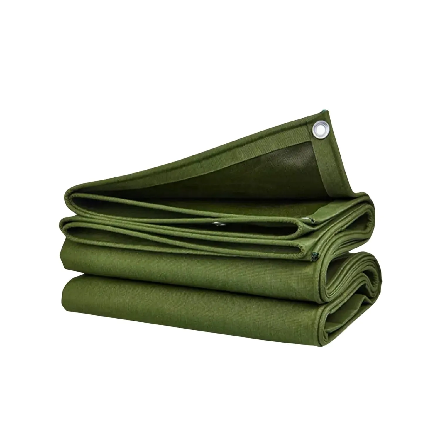 Heavy Duty Waterproof Breathable Canvas Tarp 3X3m Army Green