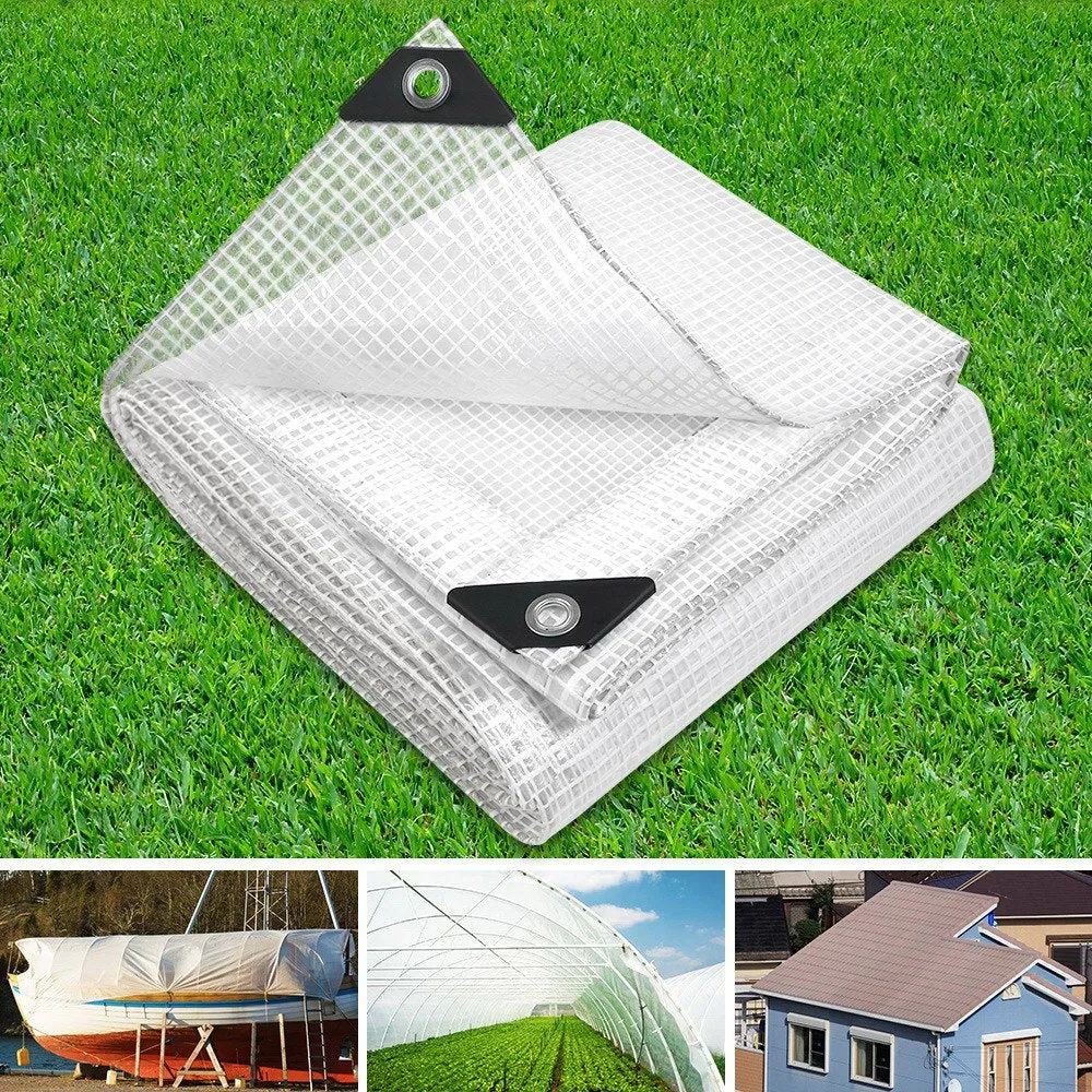 Heavy Duty Waterproof Canvas Tarp 3x4m UV Resistant - Instahut