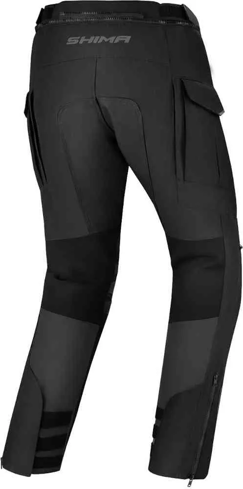 Hero 2.0 SHIMA Waterproof Motorcycle Textile Pants, Black