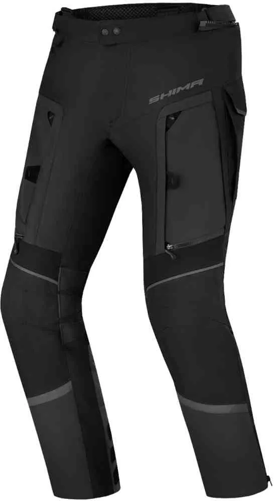 Hero 2.0 SHIMA Waterproof Motorcycle Textile Pants, Black