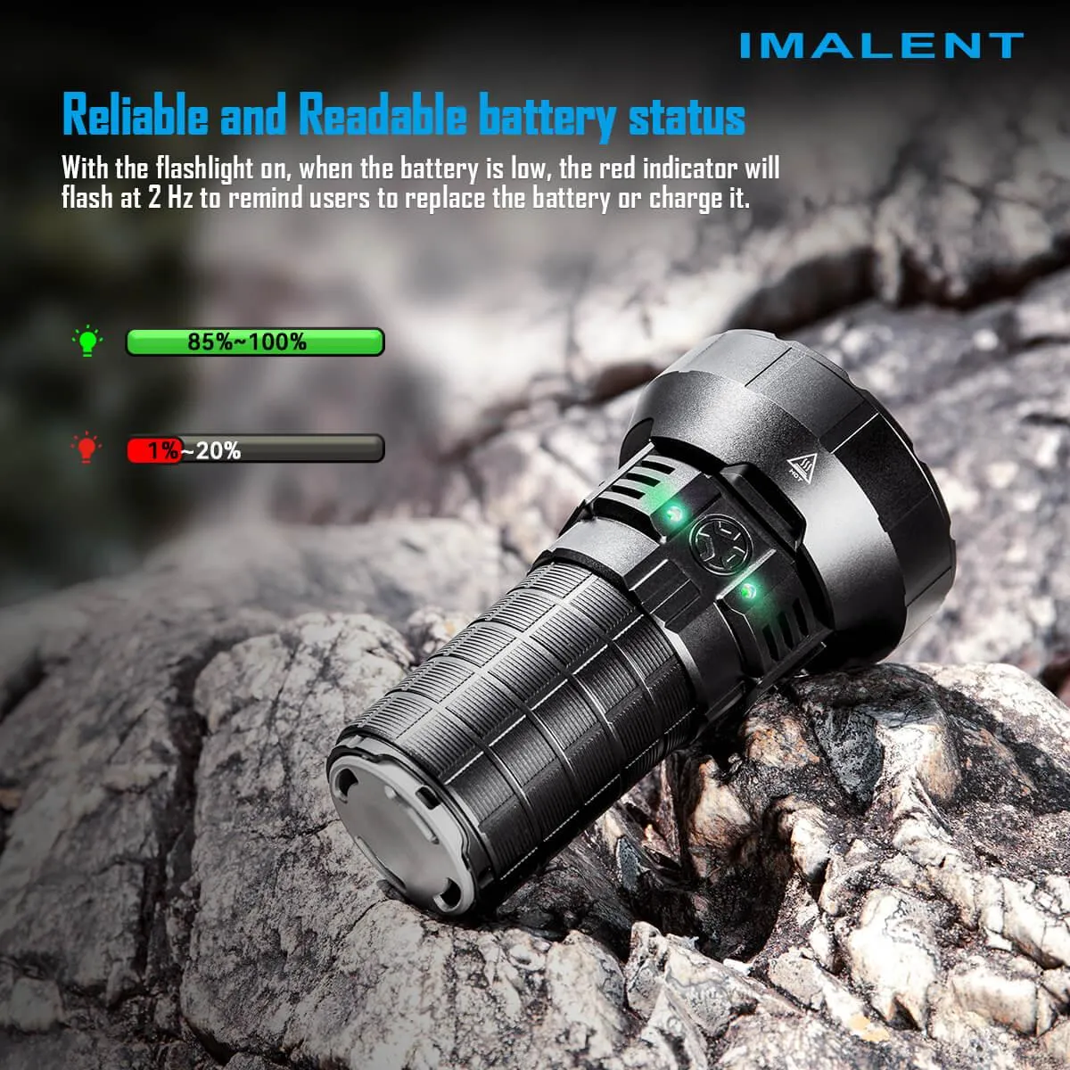 IMALENT MR90 Dual Beam Mode Flashlight