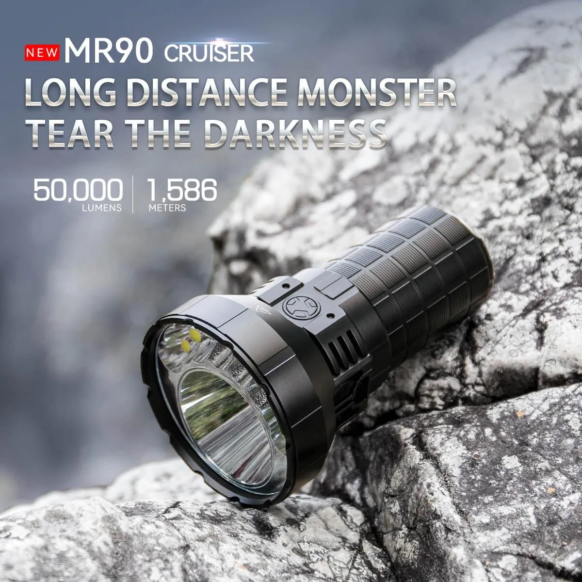 IMALENT MR90 Dual Beam Mode Flashlight