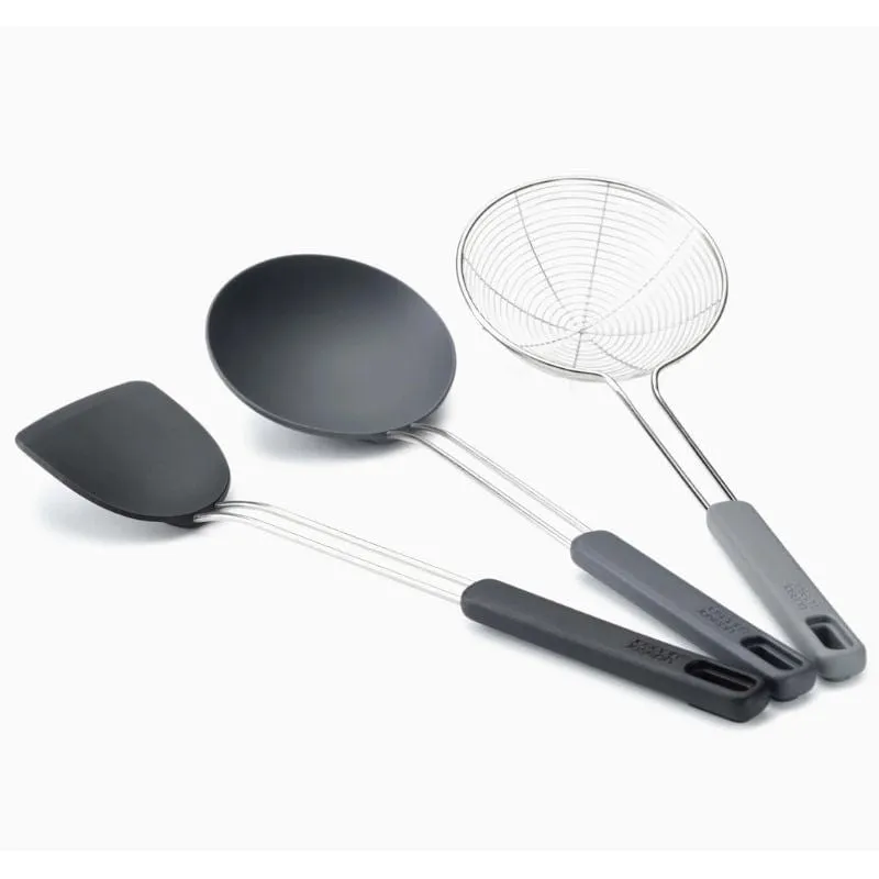 JOSEPH JOSEPH - Nest™ Fusion 3-piece Black Wok Utensil Set