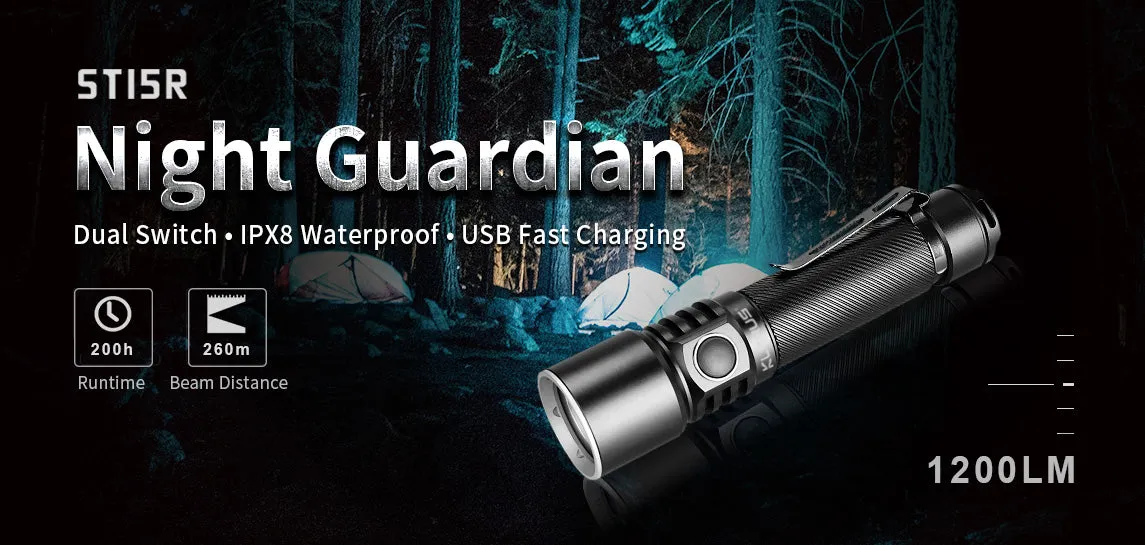 KLARUS ST15R 1200LM MULTI-FUNCTIONAL FLASHLIGHT