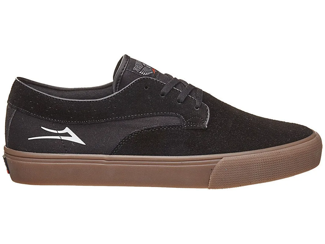 Lakai Shoes Riley Hawk - Black/Gum Suede