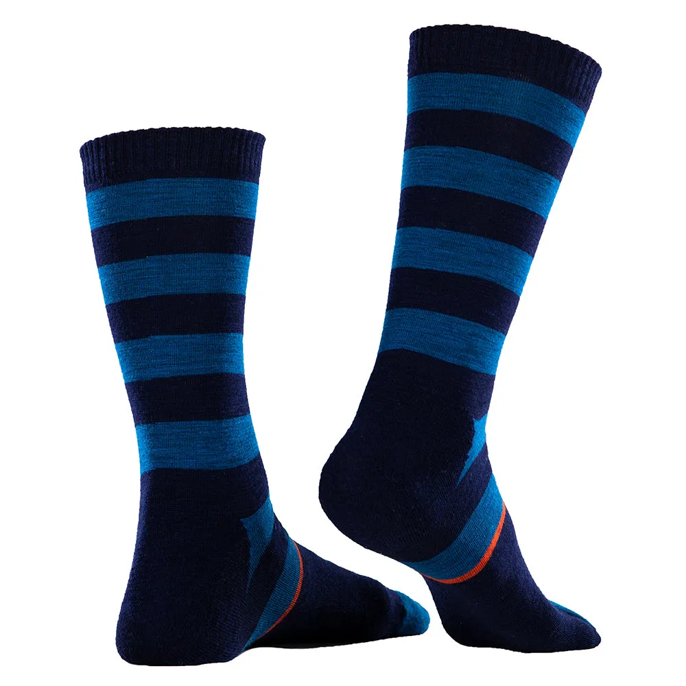 Merino Blend Everyday Socks (3 Pack - Navy/Blue)