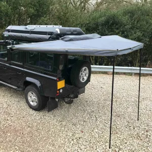 Mini 180-Degree Expedition Overland Fold-out Vehicle Camping Side or Rear Awning