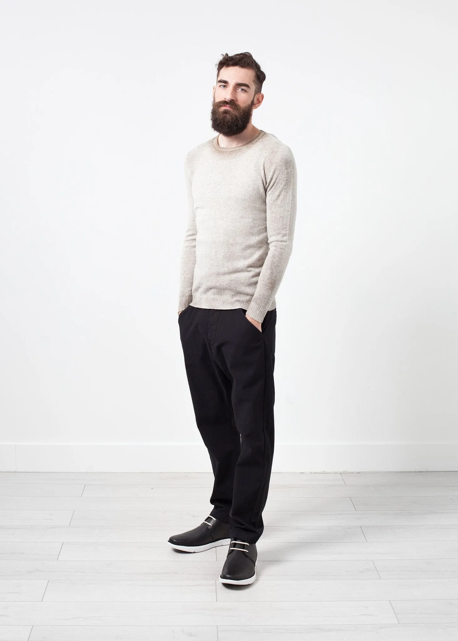 Mottled Cashmere Crewneck