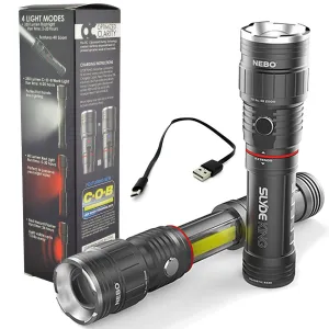 Nebo Slyde King 6434 Rechargeable LED Flashlight / Work Light