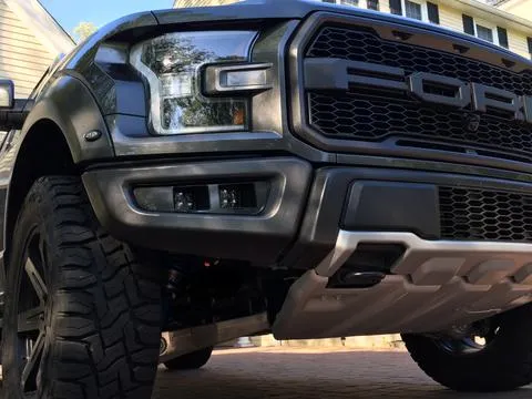 Offroad Alliance - Dual Bezel Fog Light Kit w/ Baja Designs Squadron Racer Edition Lights - 2017-2020 Raptor