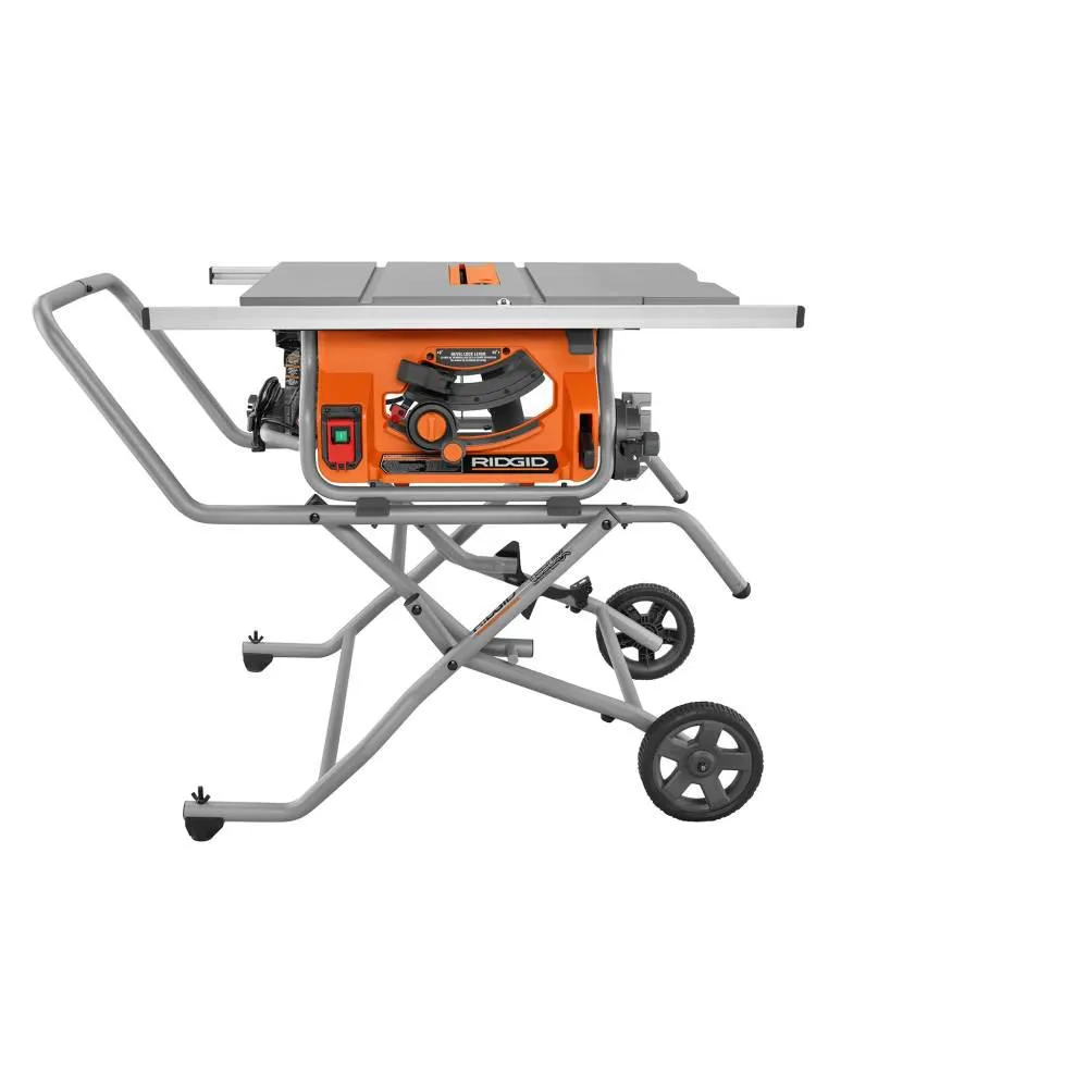 Open Box -  RIDGID R4514 10 in. Pro Jobsite Table Saw with Stand