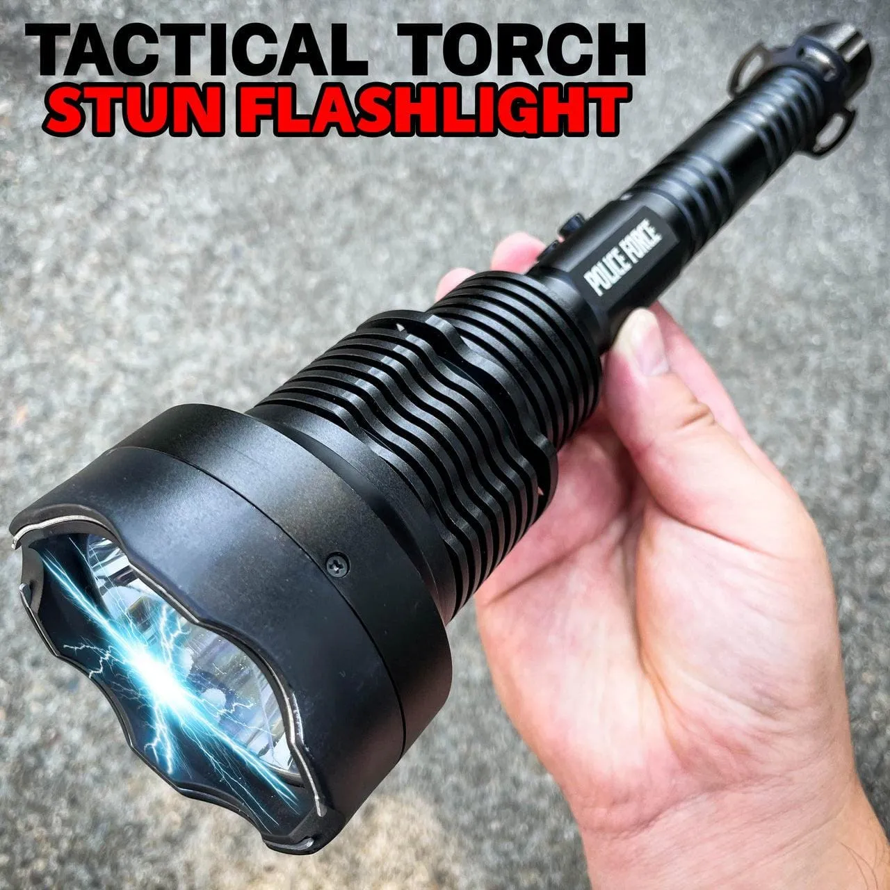 Police Force Tactical Torch Stun Flashlight 17,000,000