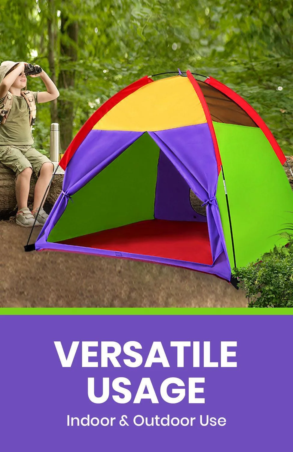 Rainbow Kids Tent