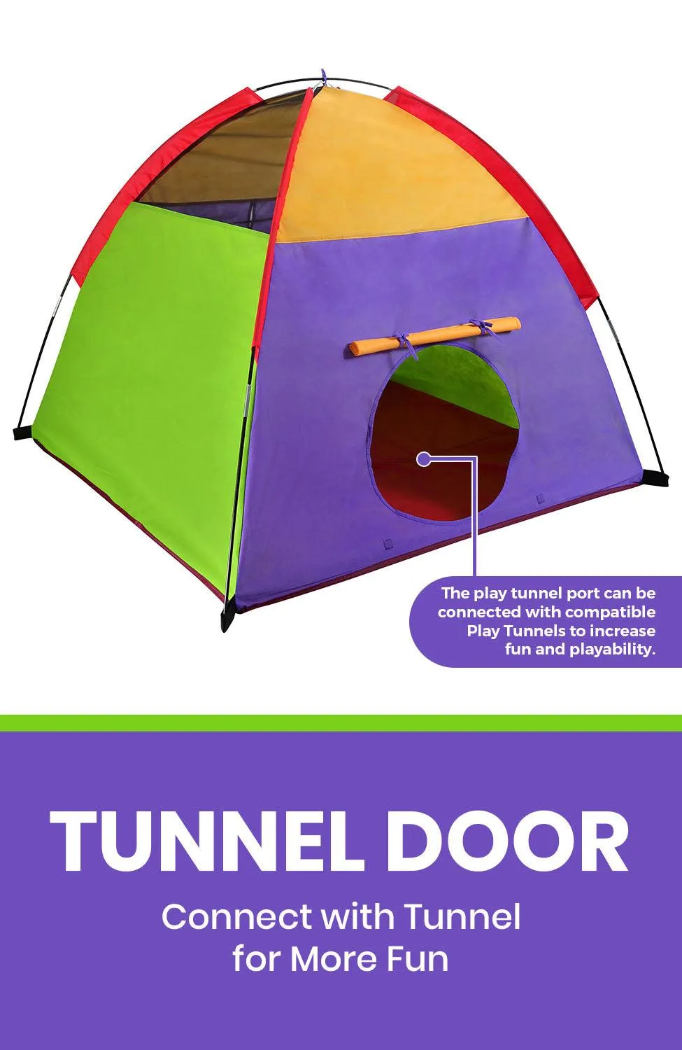 Rainbow Kids Tent