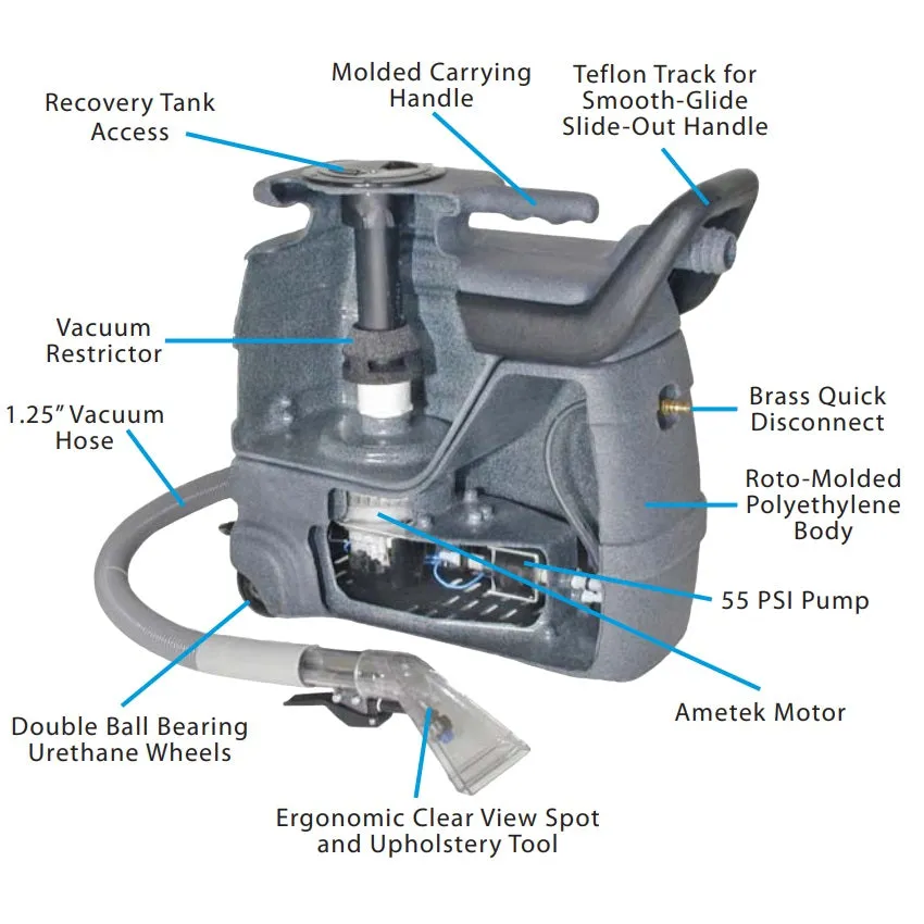 Razorback SPOTX 3Gal Spot Extractor Inc Hoses & Tools