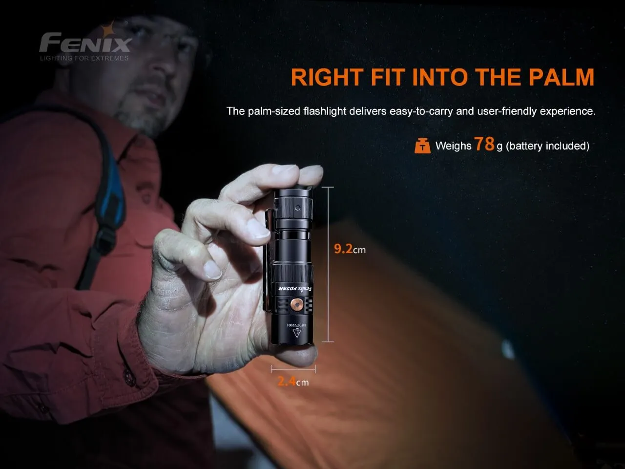 Rechargeable LED Flashlight - PD25R