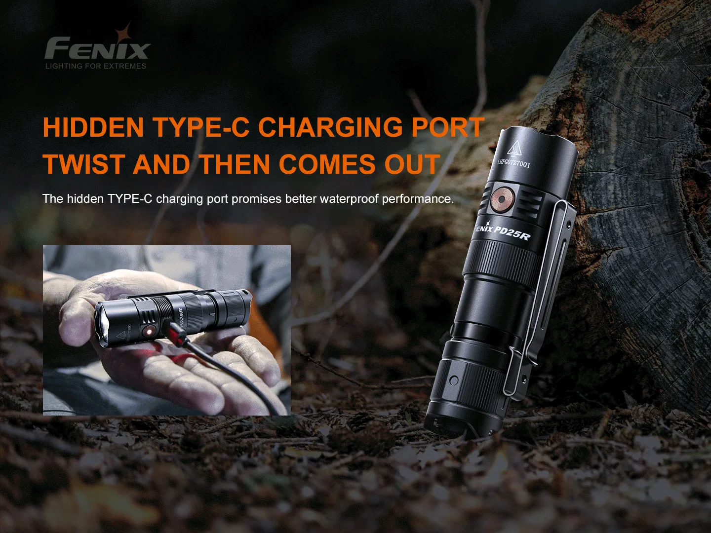 Rechargeable LED Flashlight - PD25R